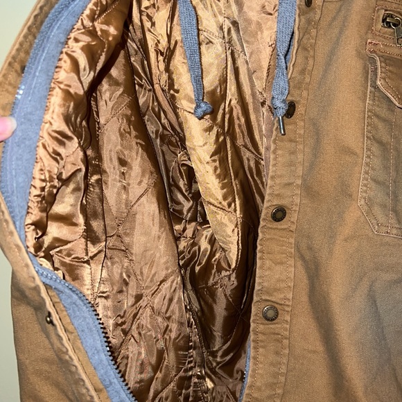 Real clothing for real work! Dickies Quilted jacket with knit sherpa lined hood. - Picture 4 of 6